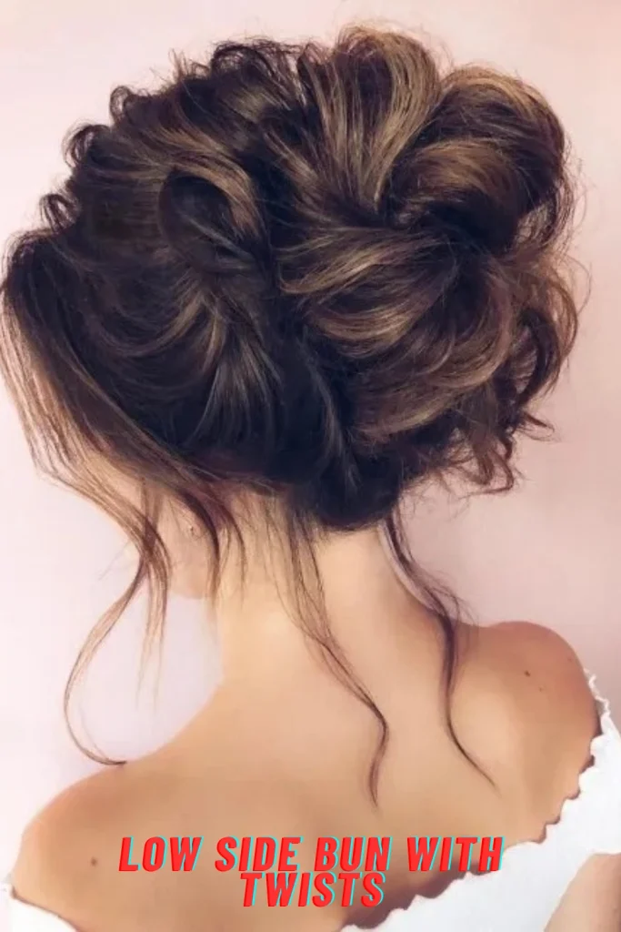 Low Side Bun with Twists