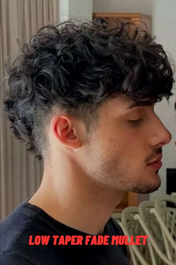 Low Taper Fade Mullet