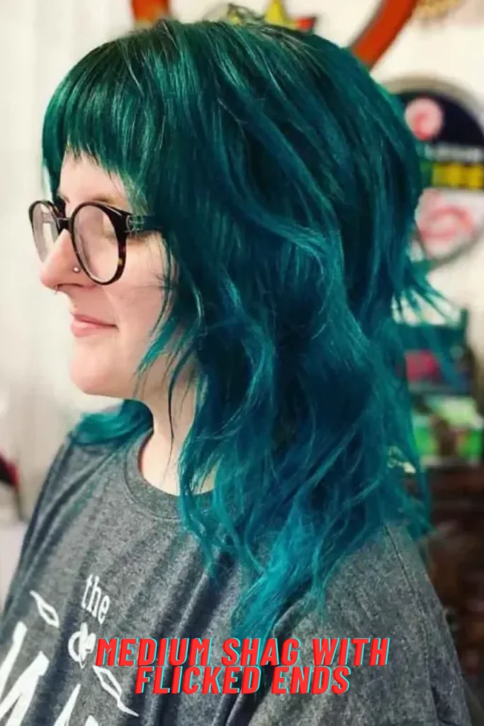 Medium Shag with Flicked Ends