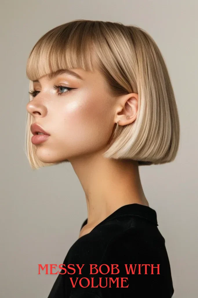 Messy Bob with Volume