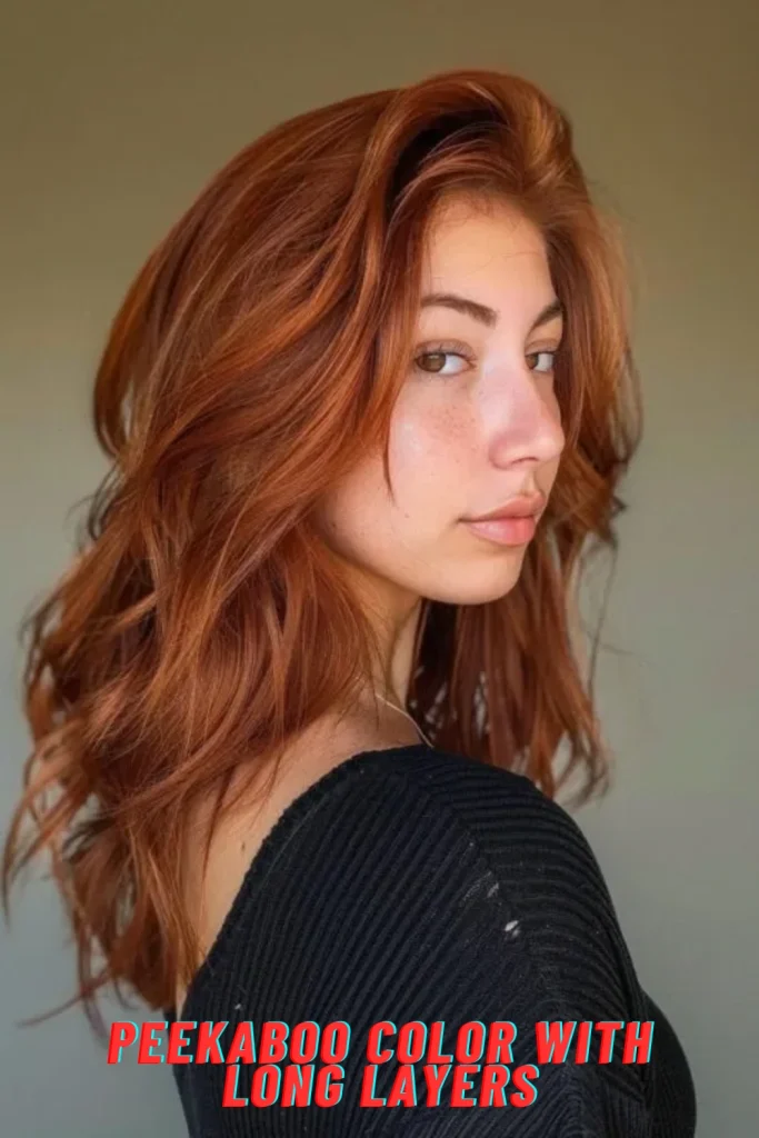 Peekaboo Color with Long Layers