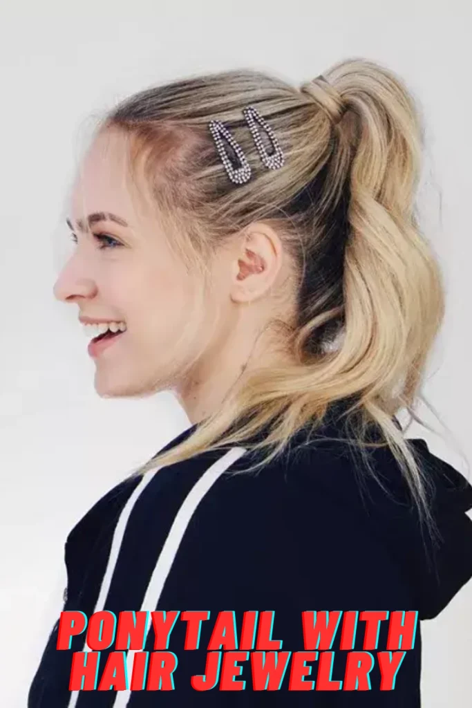 Ponytail with Hair Jewelry
