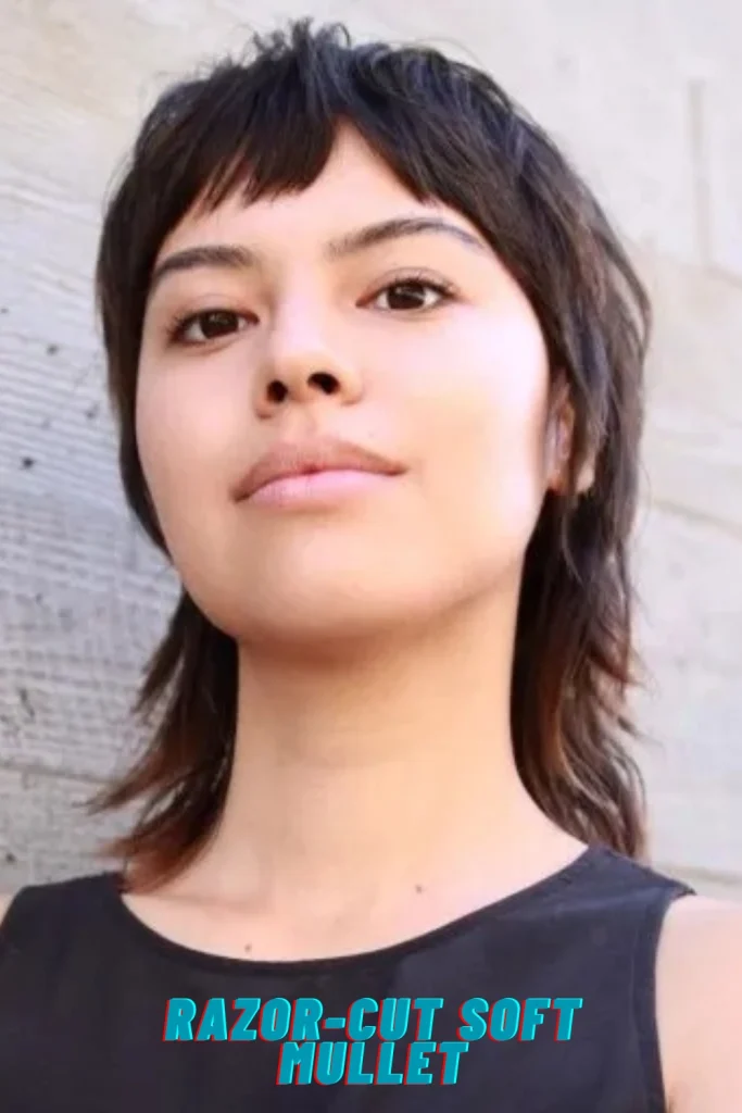 Razor-Cut Soft Mullet