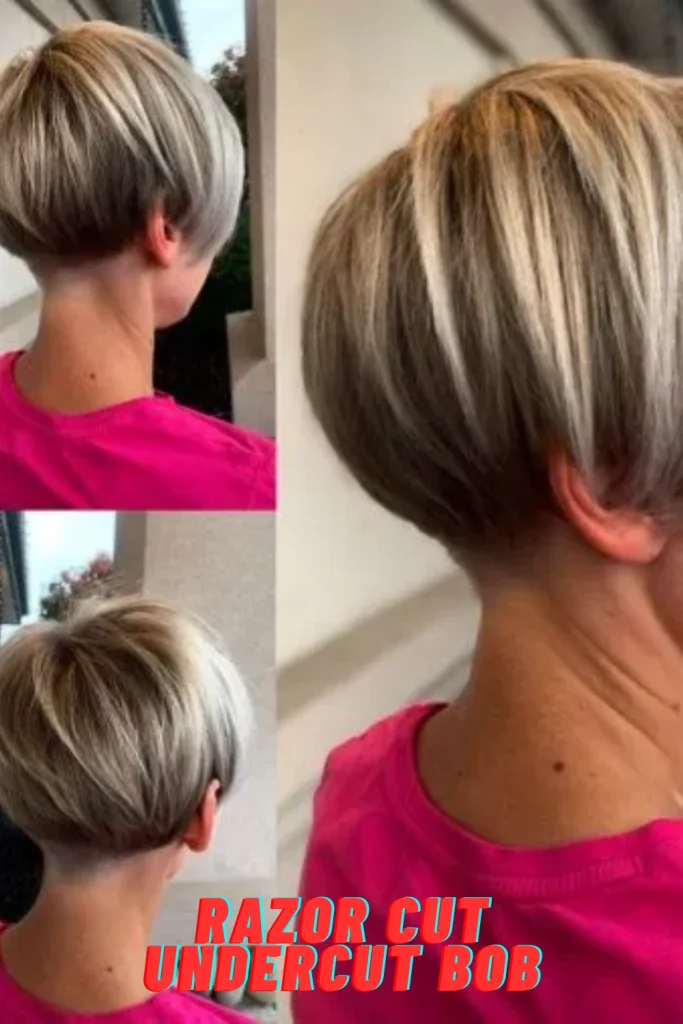 Razor Cut Undercut Bob