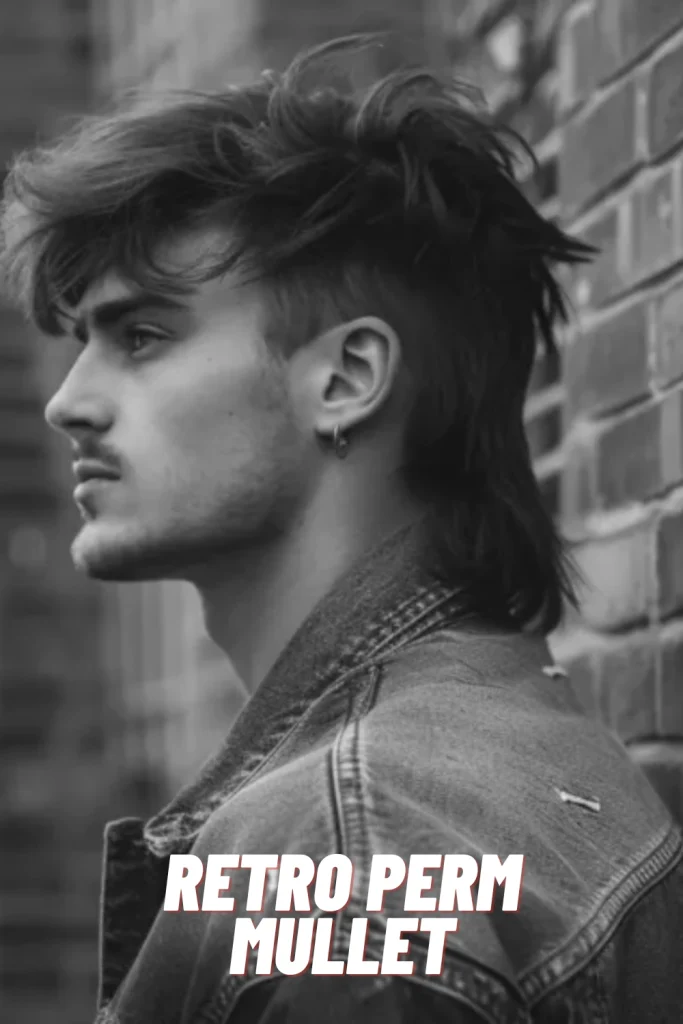 Retro Perm Mullet