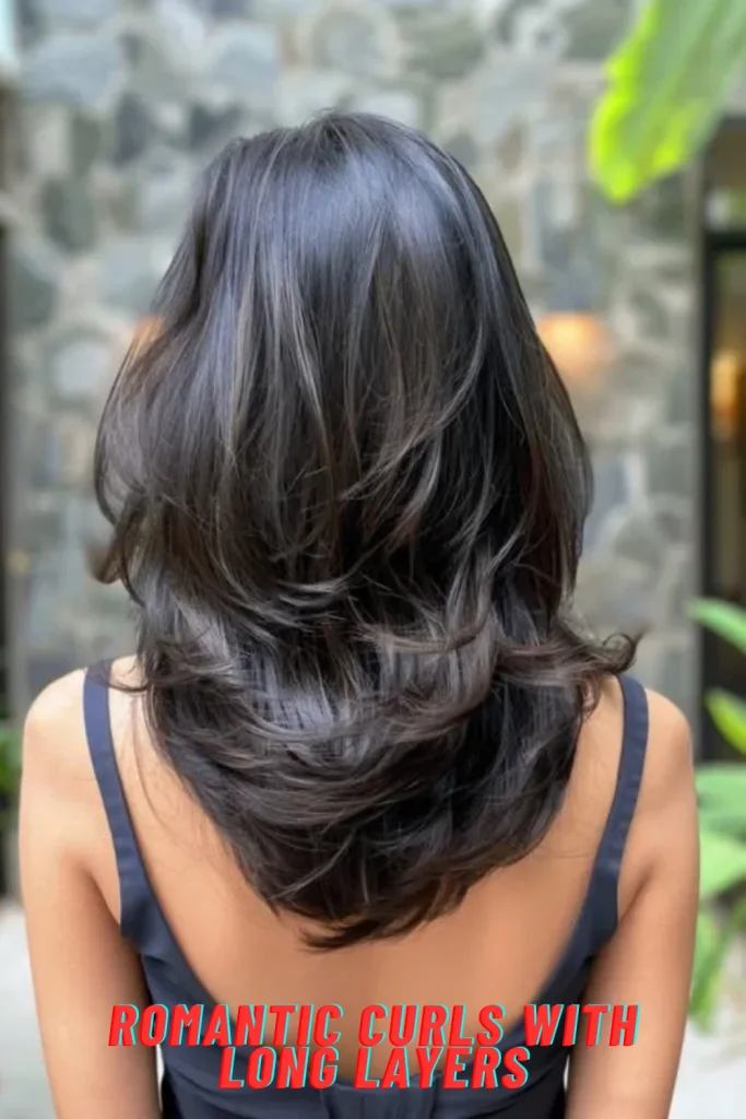 Romantic Curls with Long Layers