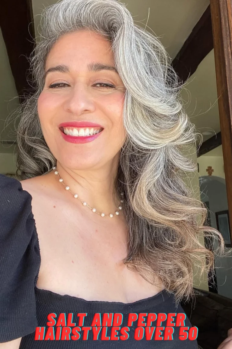 Salt and Pepper Hairstyles Over 50