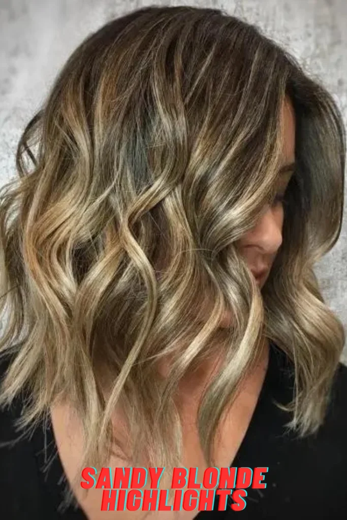 Sandy Blonde Highlights