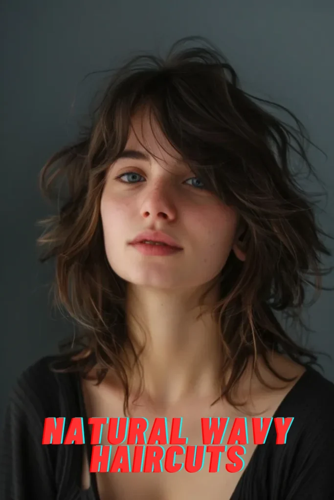 Shag Cut with Curtain Bangs