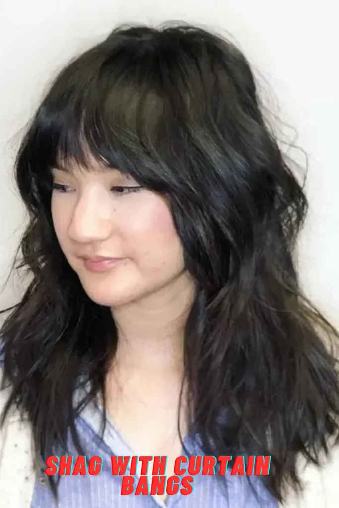 Shag with Curtain Bangs