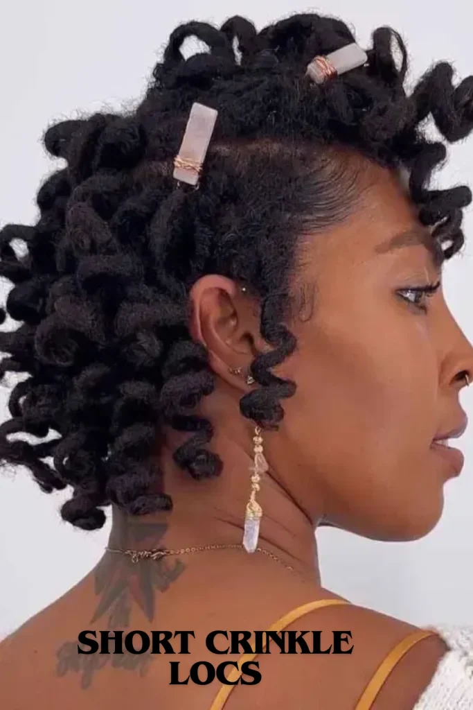 Short Crinkle Locs