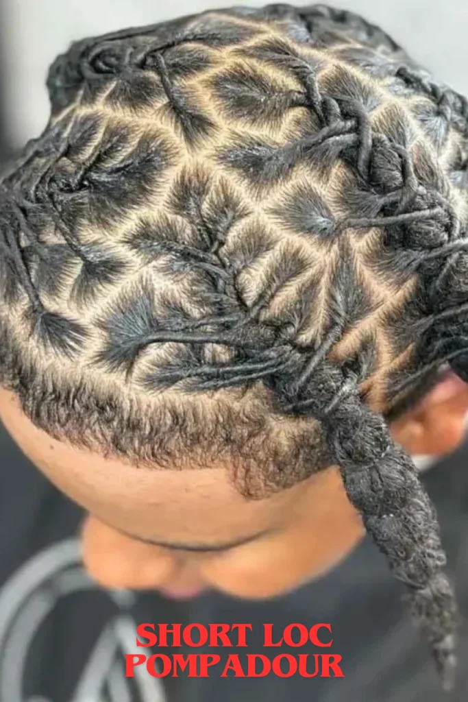 Short Loc Pompadour