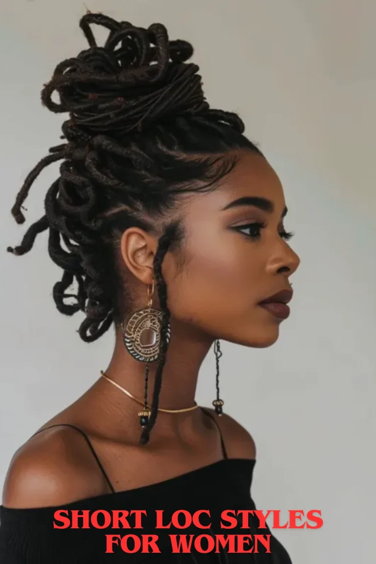 Short Loc Styles for Women
