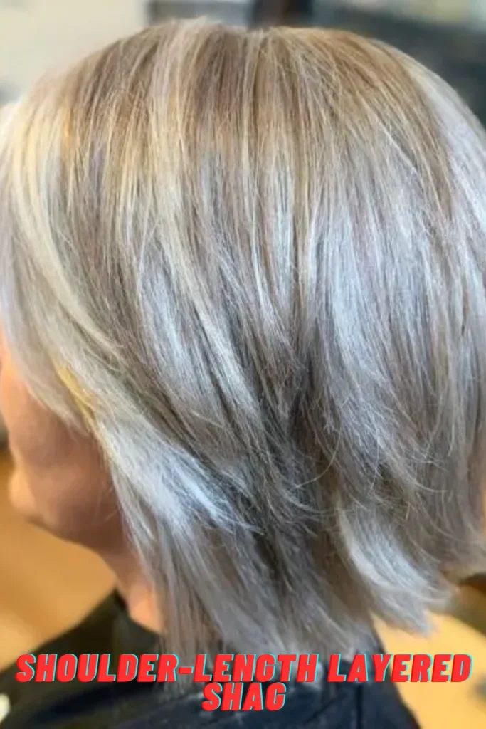 Shoulder-Length Layered Shag