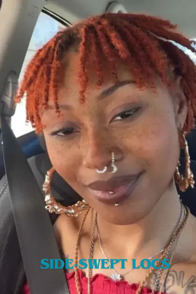 Side-Swept Locs