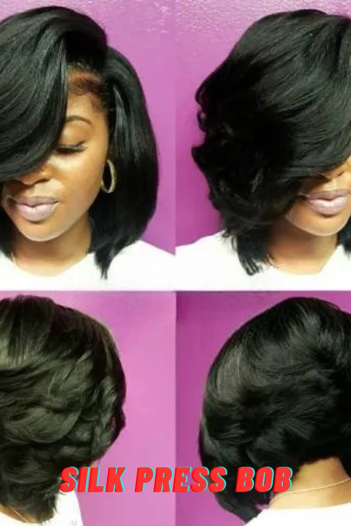 Silk Press Bob