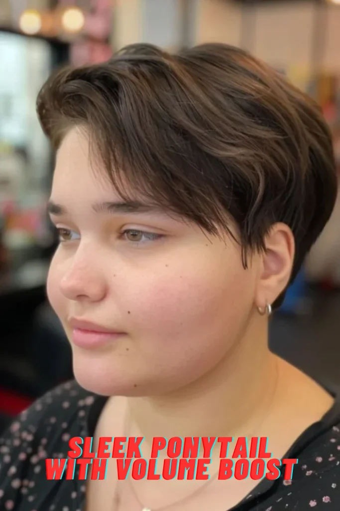 Sleek Ponytail with Volume Boost