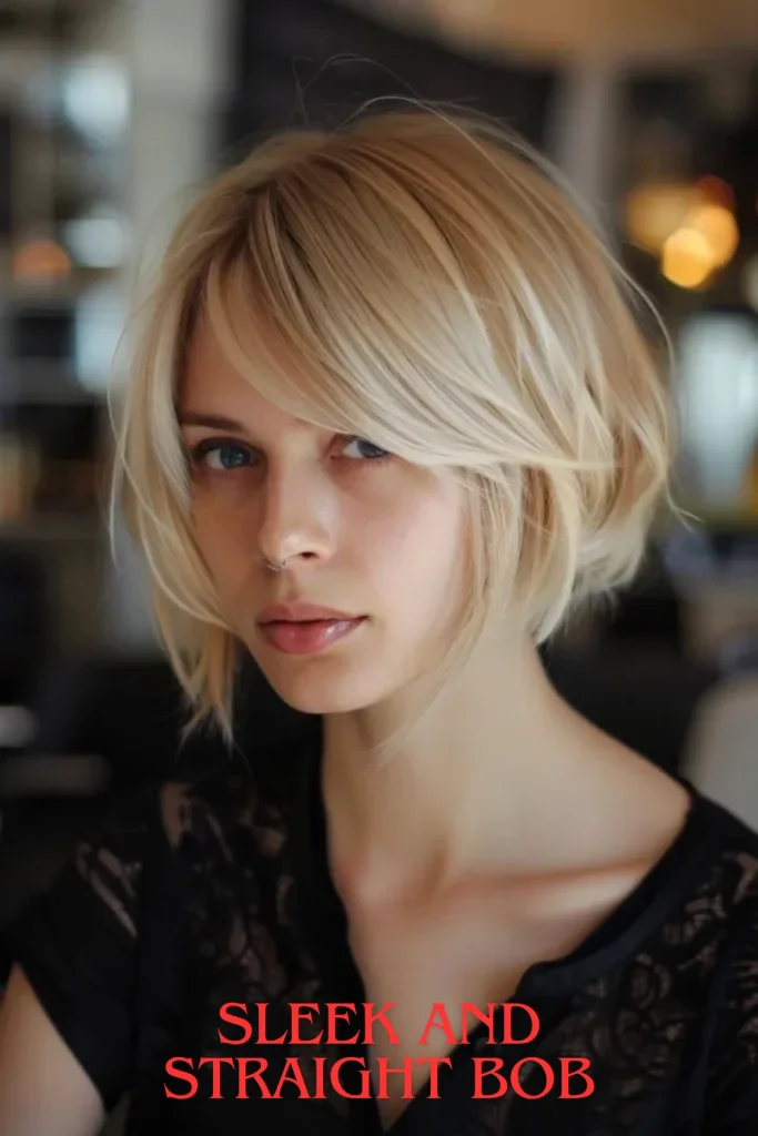 Sleek and Straight Bob