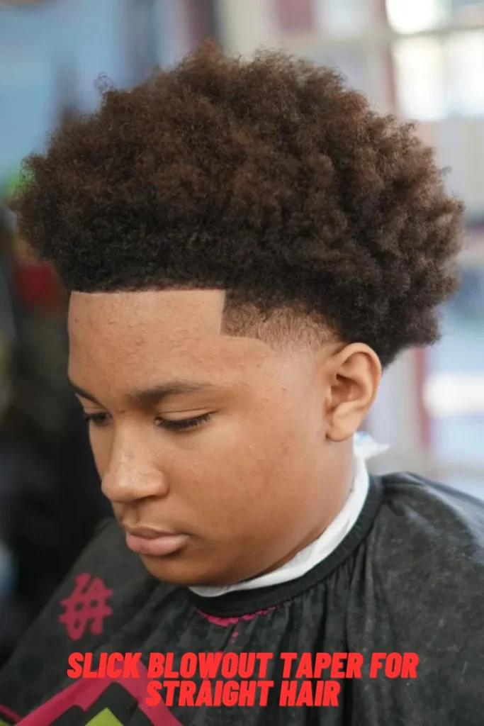 Slick Blowout Taper for Straight Hair