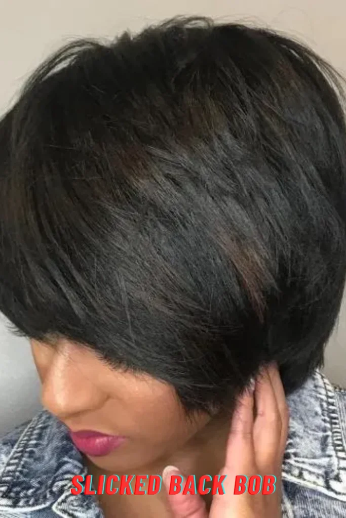 Slicked Back Bob