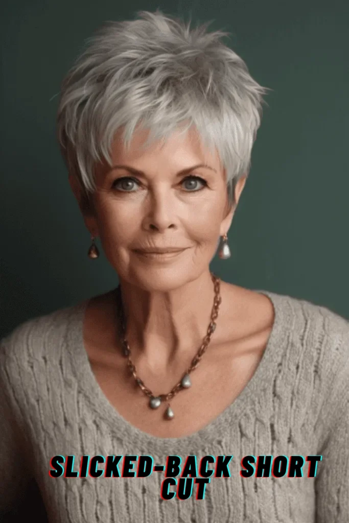 Slicked-Back Short Cut