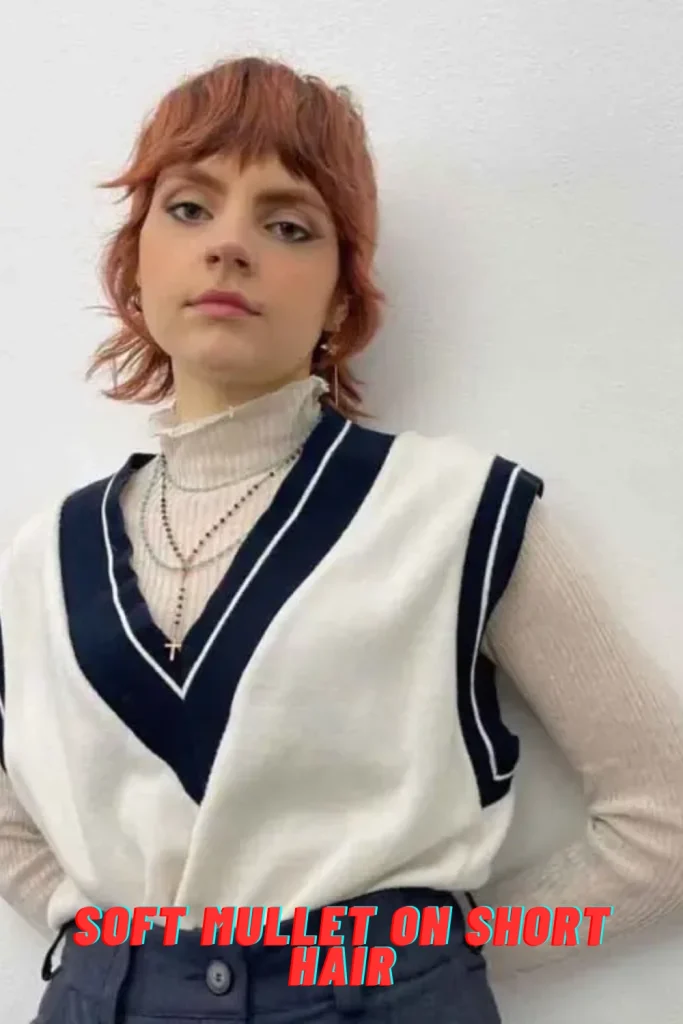 Soft Mullet on Short Hair