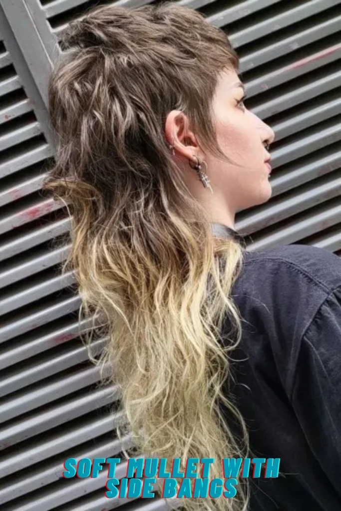 Soft Mullet with Side Bangs
