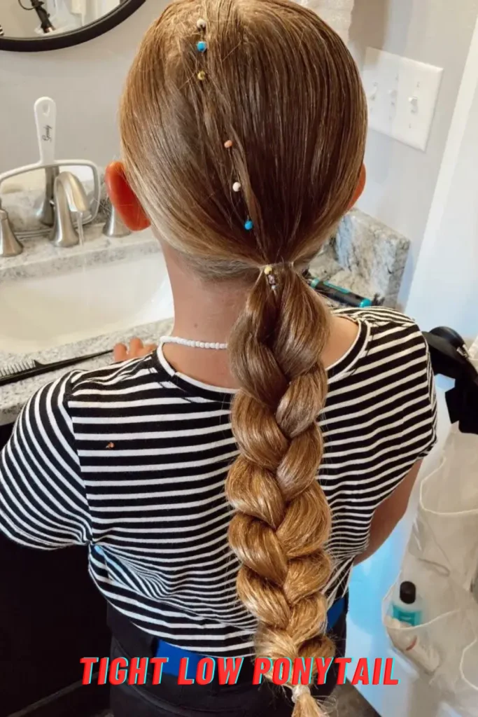 Tight Low Ponytail