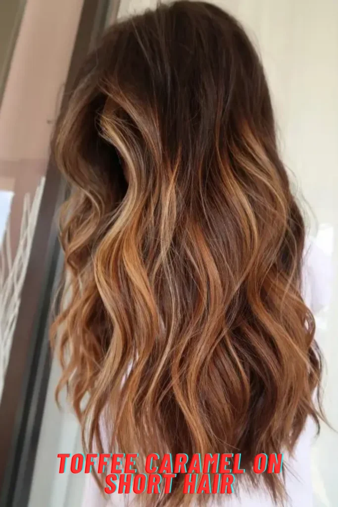 Toffee Caramel on Short Hair