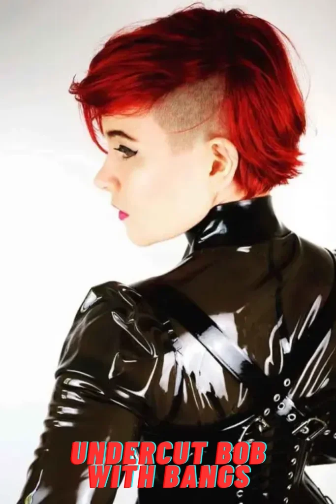 Undercut Bob with Bangs