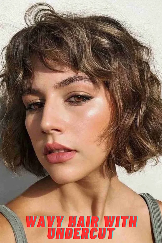 Wavy Hair with Undercut