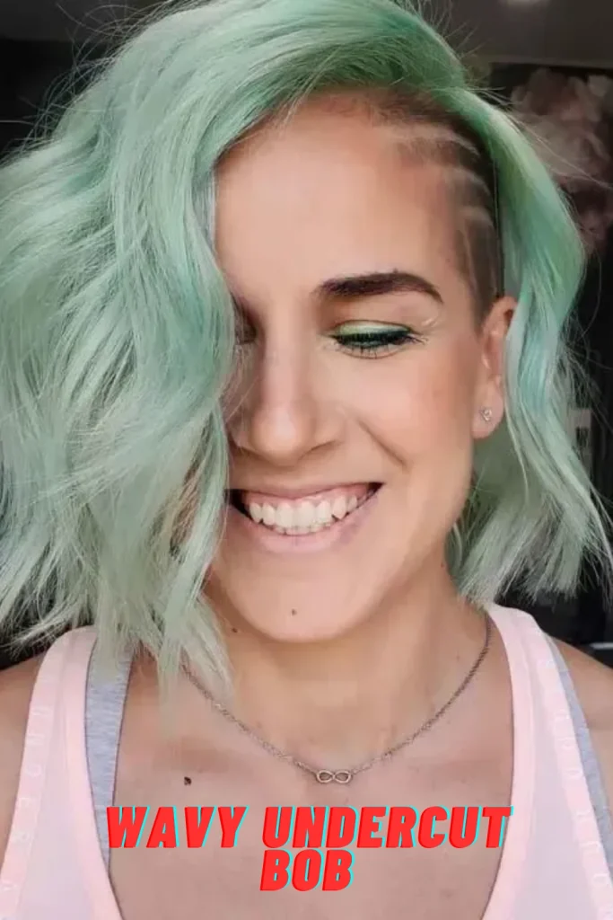 Wavy Undercut Bob