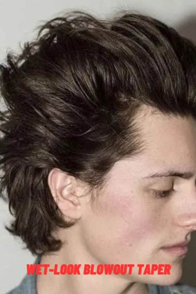 Wet-Look Blowout Taper