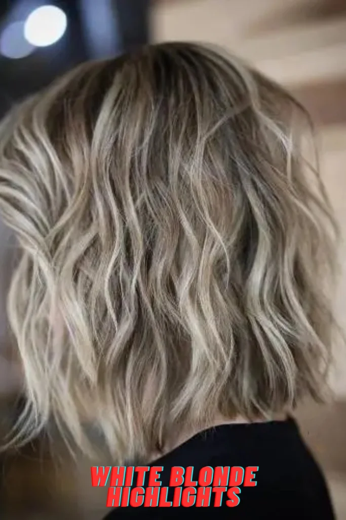 White Blonde Highlights