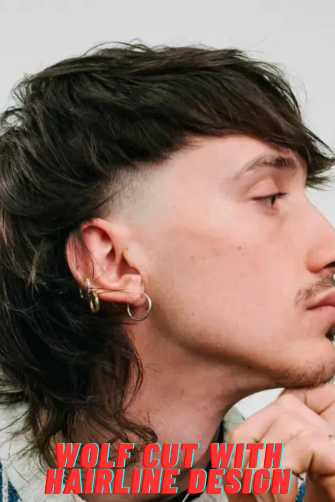 Wolf Cut with Hairline Design