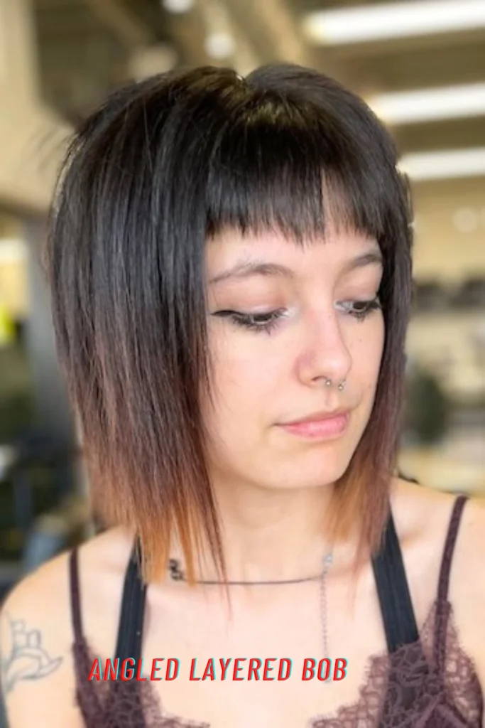 Angled Layered Bob
