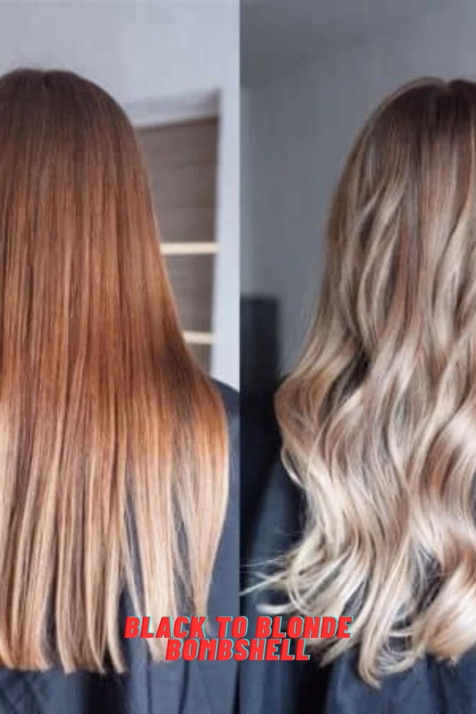 Black to Blonde Bombshell