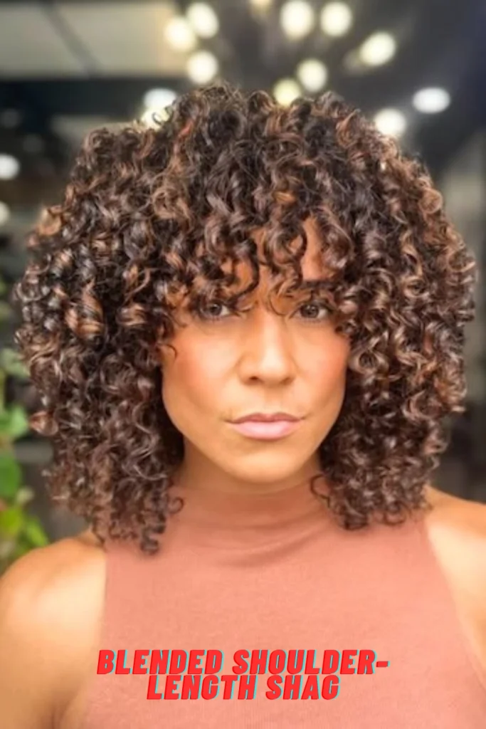 Blended Shoulder-Length Shag