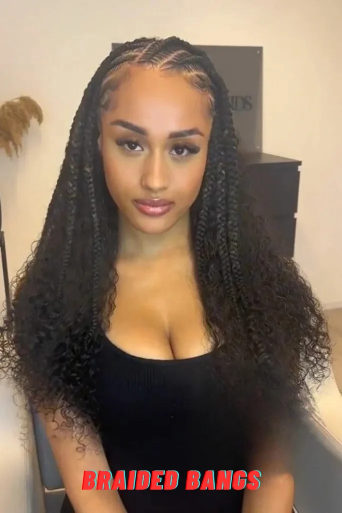 Braided Bangs
