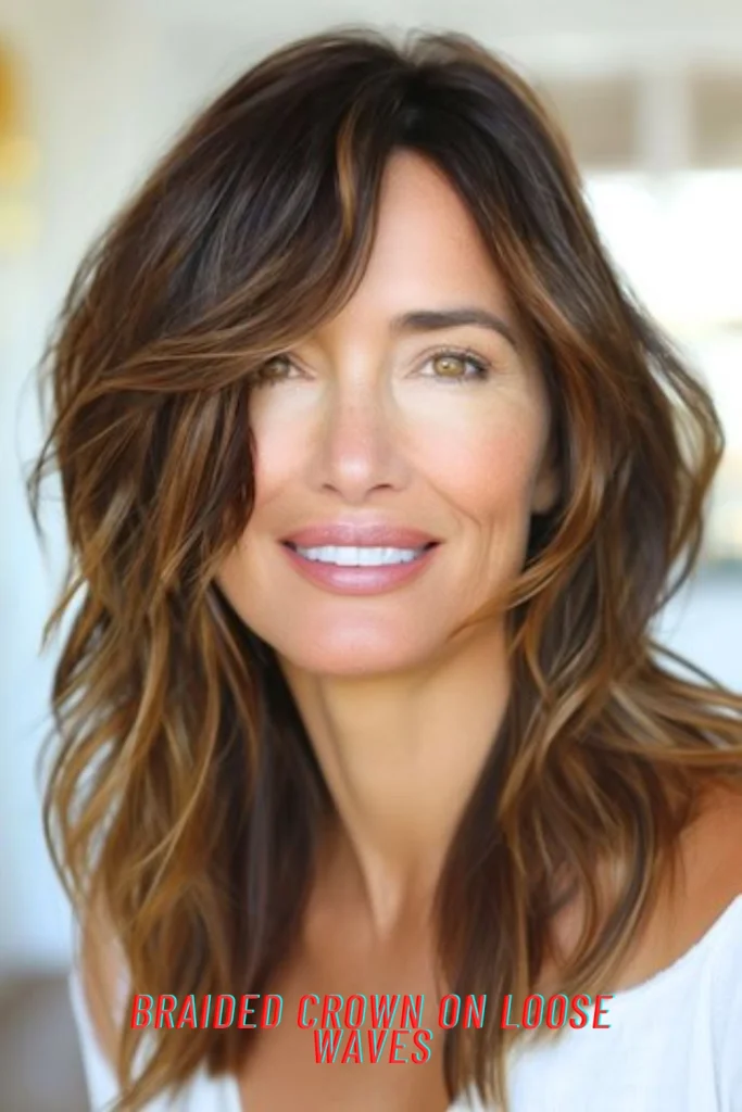 Braided Crown on Loose Waves