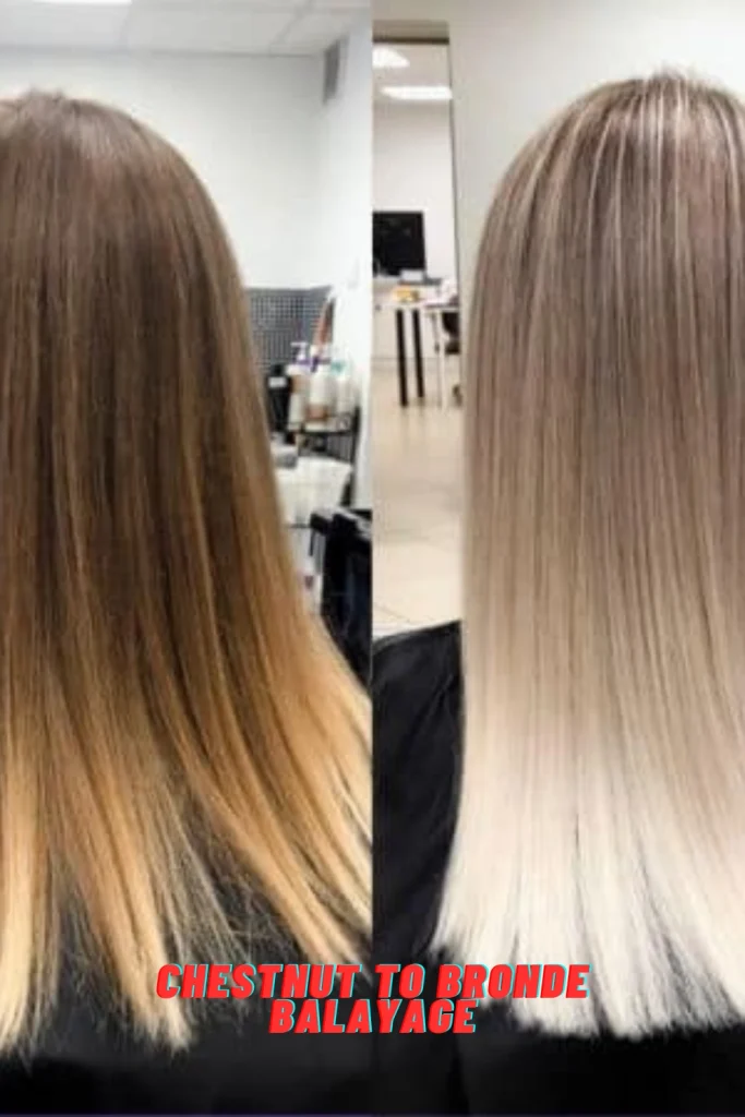 Chestnut to Bronde Balayage