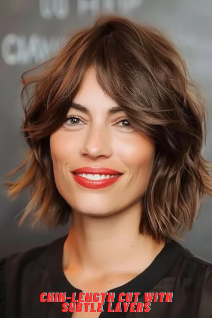 Chin-Length Cut with Subtle Layers