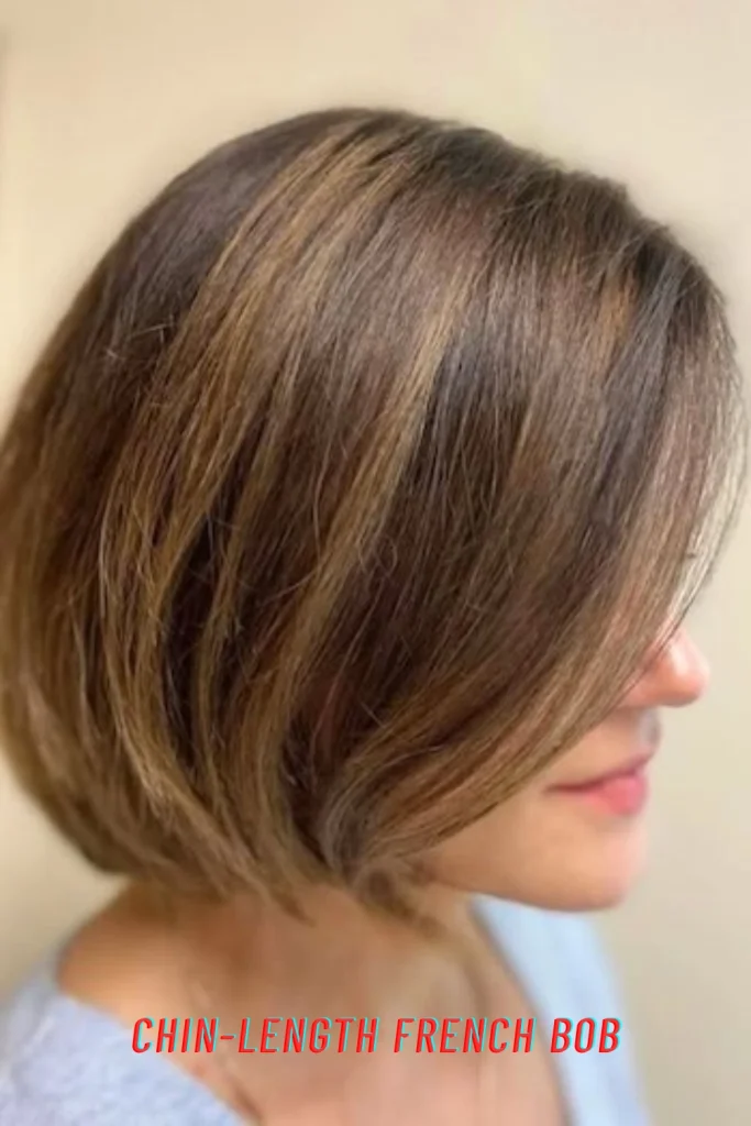 Chin-Length French Bob