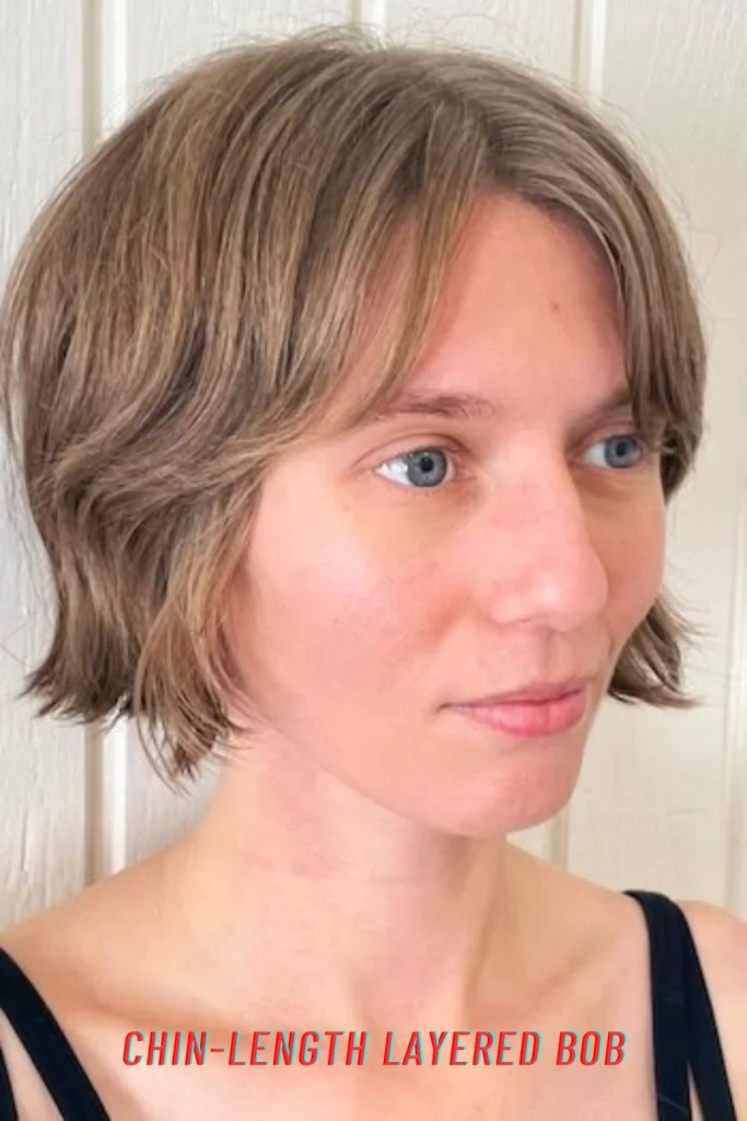 Chin-Length Layered Bob
