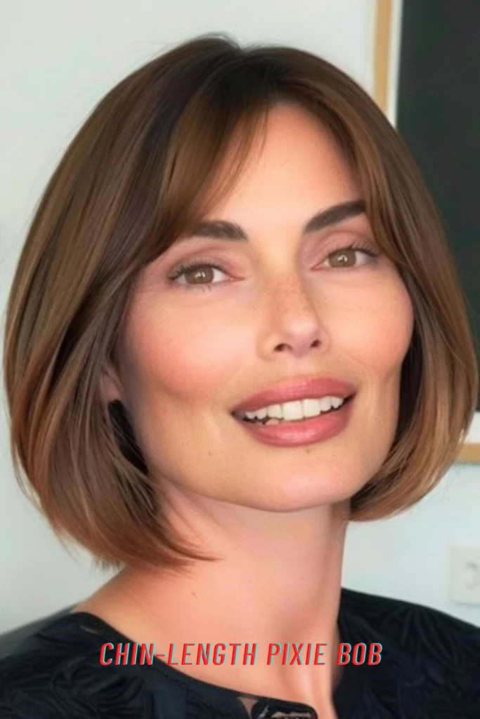 Chin-Length Pixie Bob