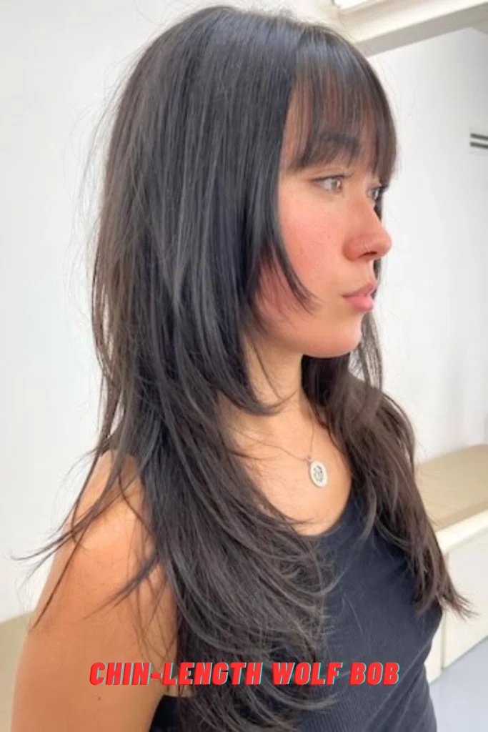 Chin-Length Wolf Bob