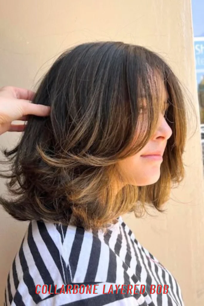 Collarbone Layered Bob