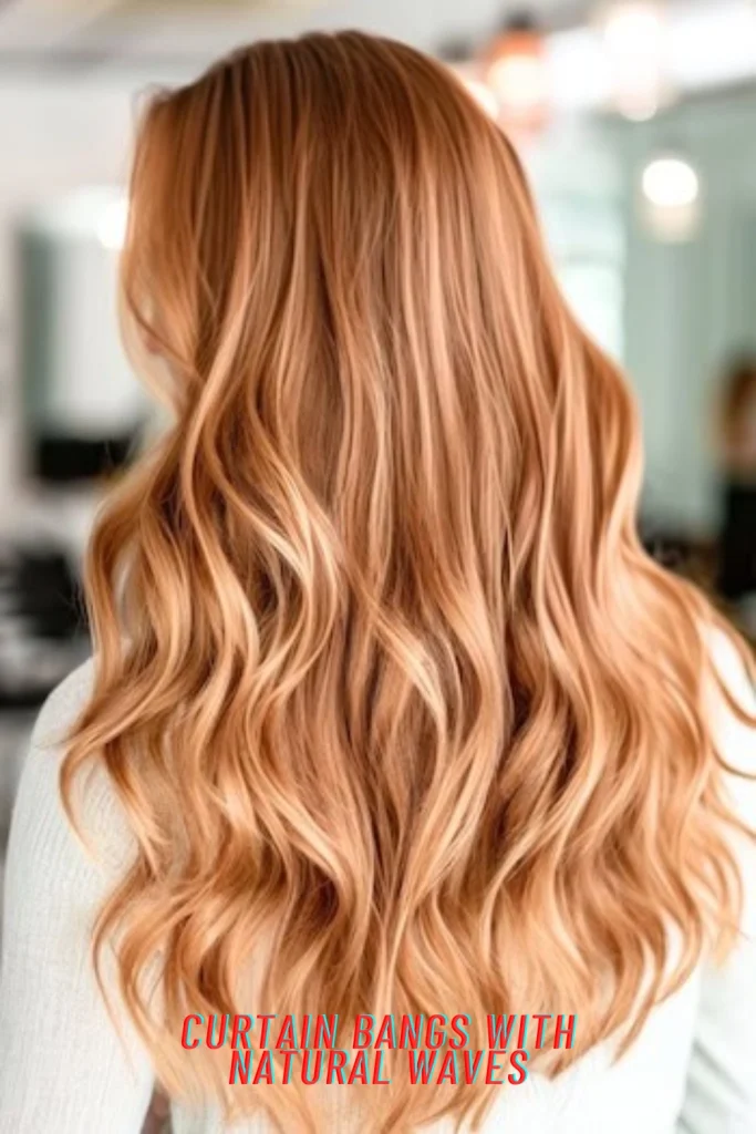 Curtain Bangs with Natural Waves