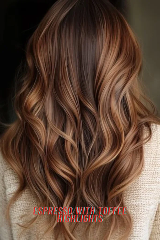 Espresso with Toffee Highlights