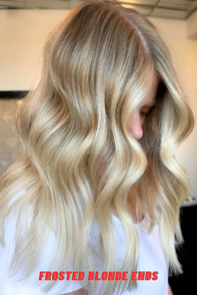 Frosted Blonde Ends